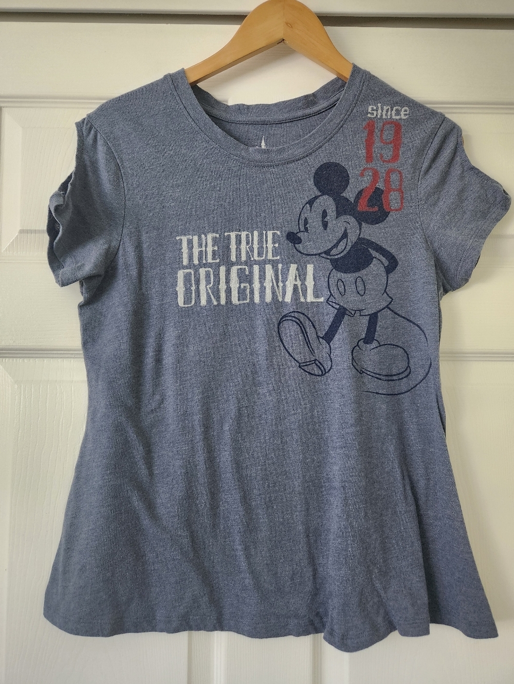 Disney Blue Mickey Mouse 'The True Original' Tee - Women's Large